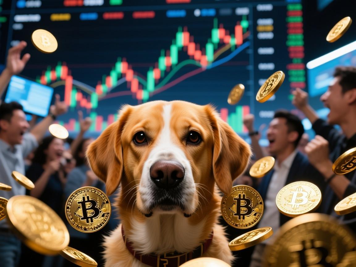 英为财情，狗狗币行情波动背后的社区狂热与现实引力