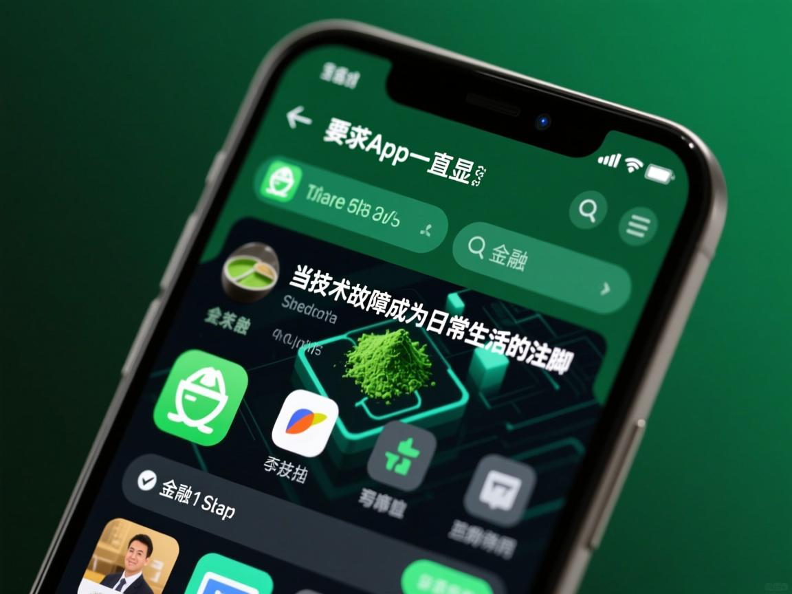 抹茶App一直显示，当技术故障成为日常生活的注脚