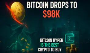 比特币跌至 9.8 万美元——巨鲸们认为比特币 Hyper 是现在最值得购买的加密货币。