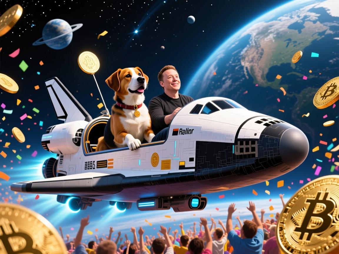 狗狗币搭马斯克的飞船，一场太空狂欢的数字狂欢